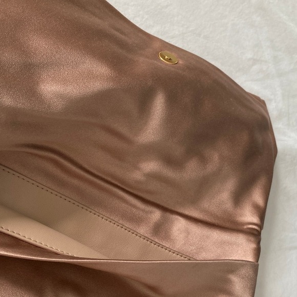 Tory Burch Eleanor Satin Bow Clutch - Picture 11 of 15